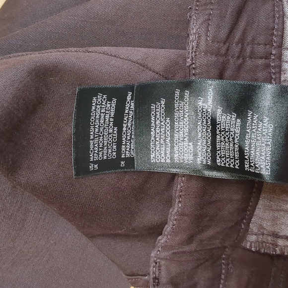 Liverpool The Ankle Skinny pull on denim in brown mocha mousse size 4/27 - Picture 5 of 6